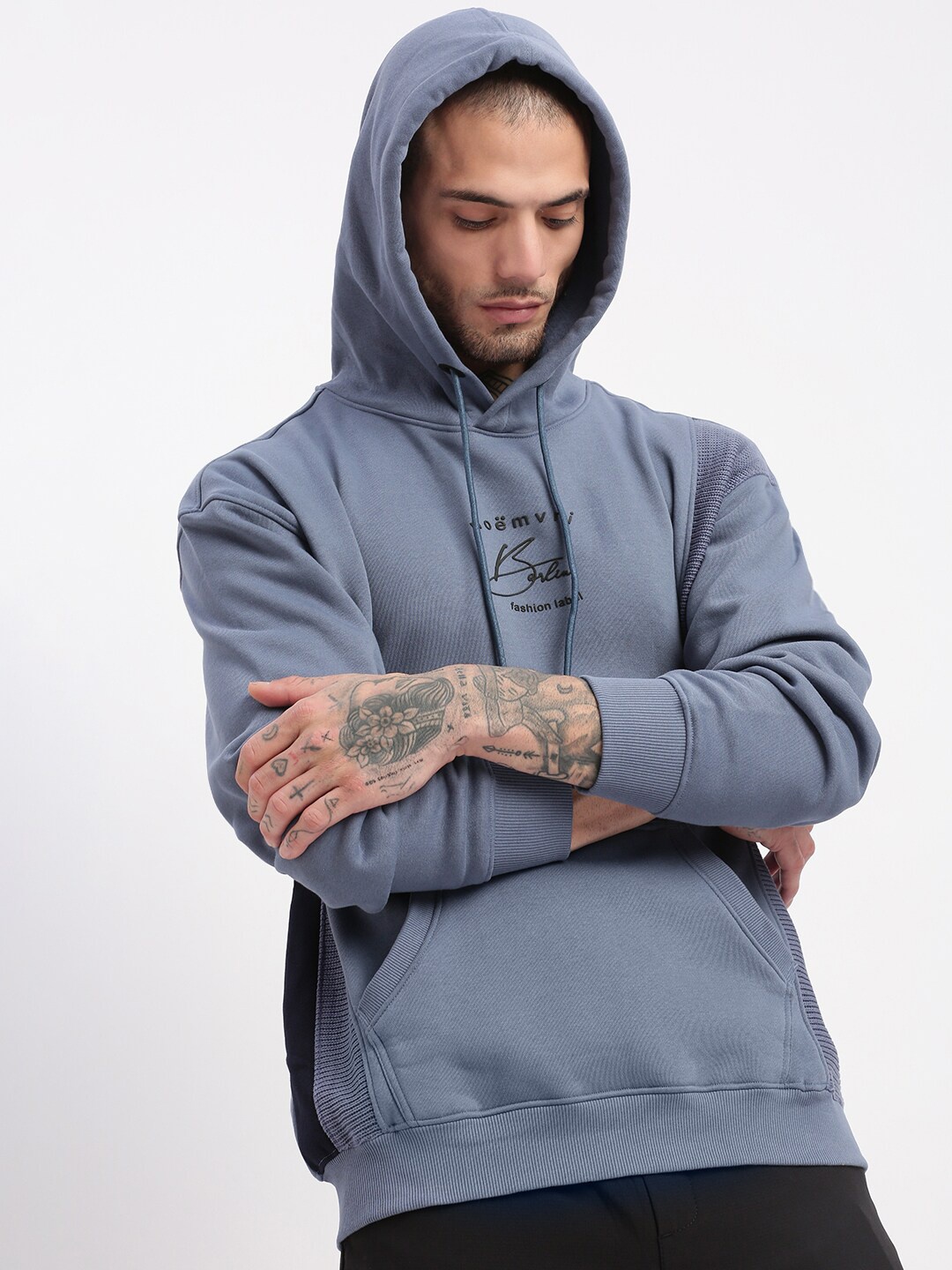 

SHOWOFF Hooded Pullover Sweatshirt, Blue
