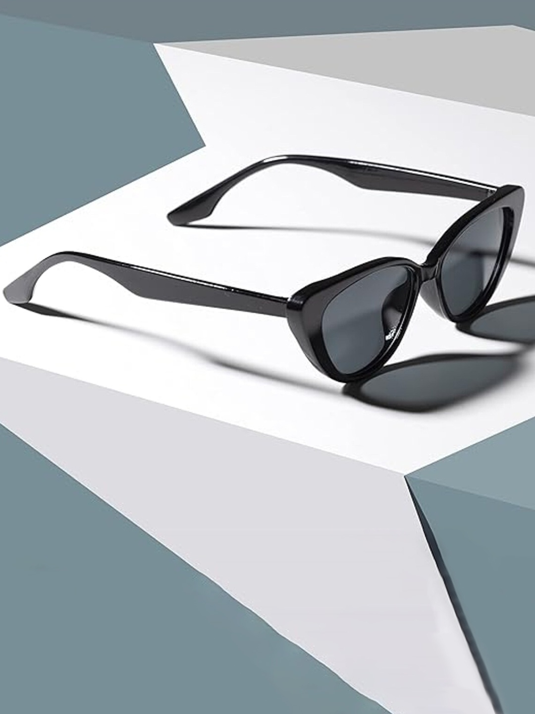 

Satyam Kraft Unisex Cateye Sunglasses with UV Protected Lens-MY-2551 gg, Black