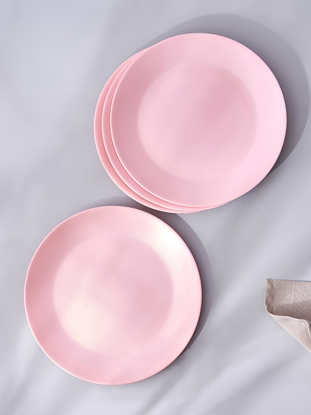 

Home Centre Pink 4 Pieces Melamine Dinner Plate