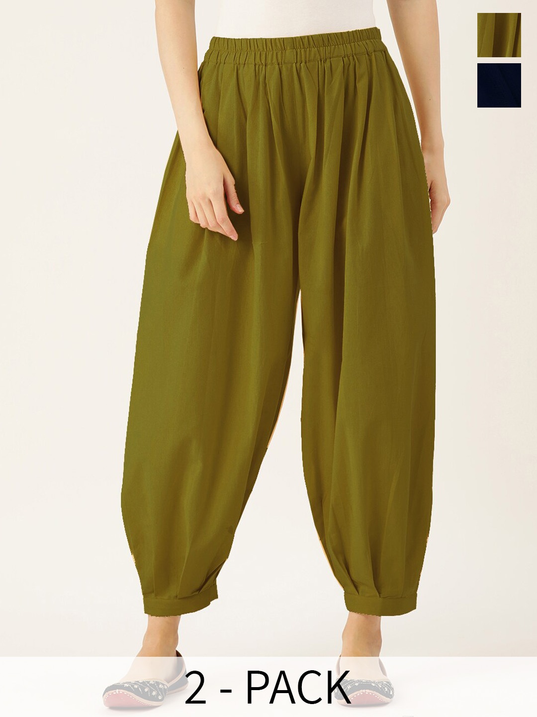 

Molcha Women Salwar, Olive