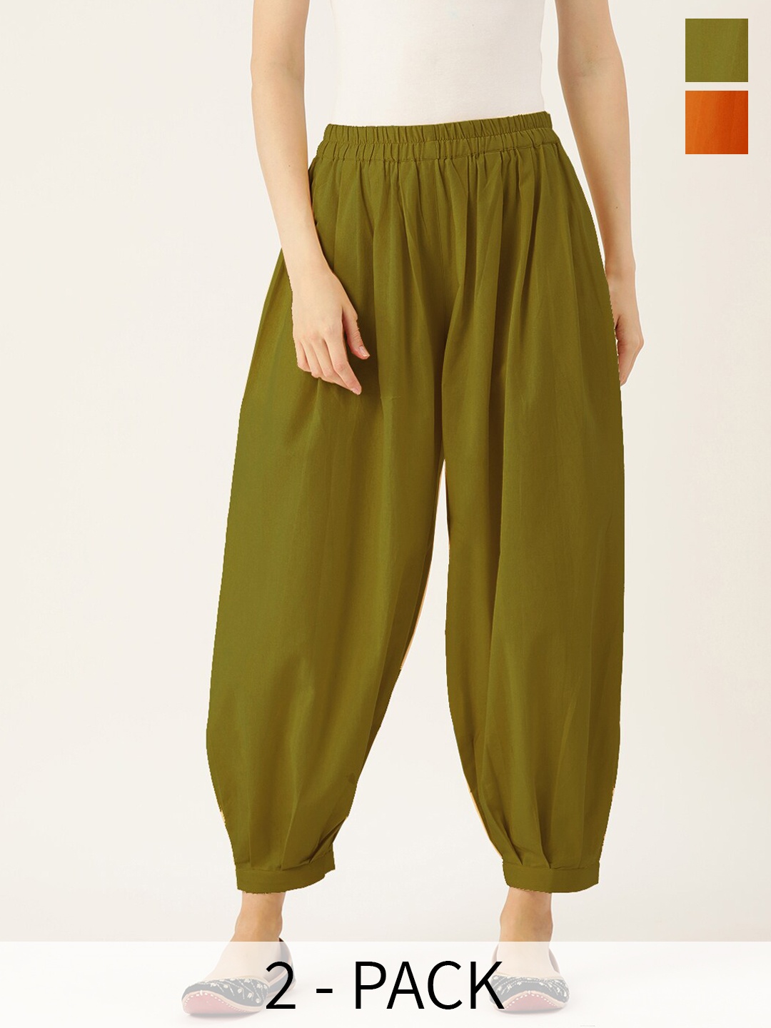 

Molcha Women Salwar, Olive