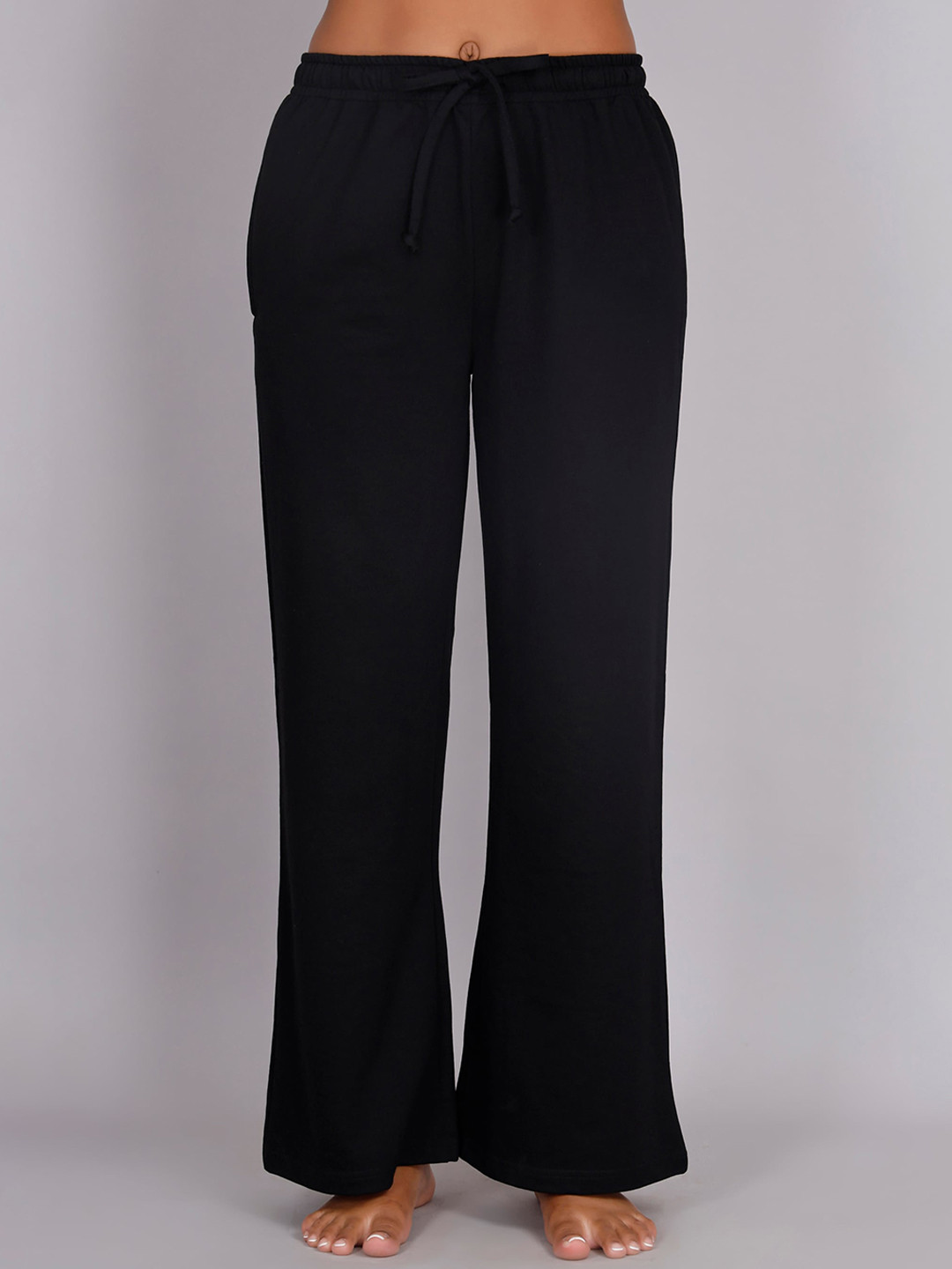 

VISO Women Relaxed Fit Lounge Pants, Black