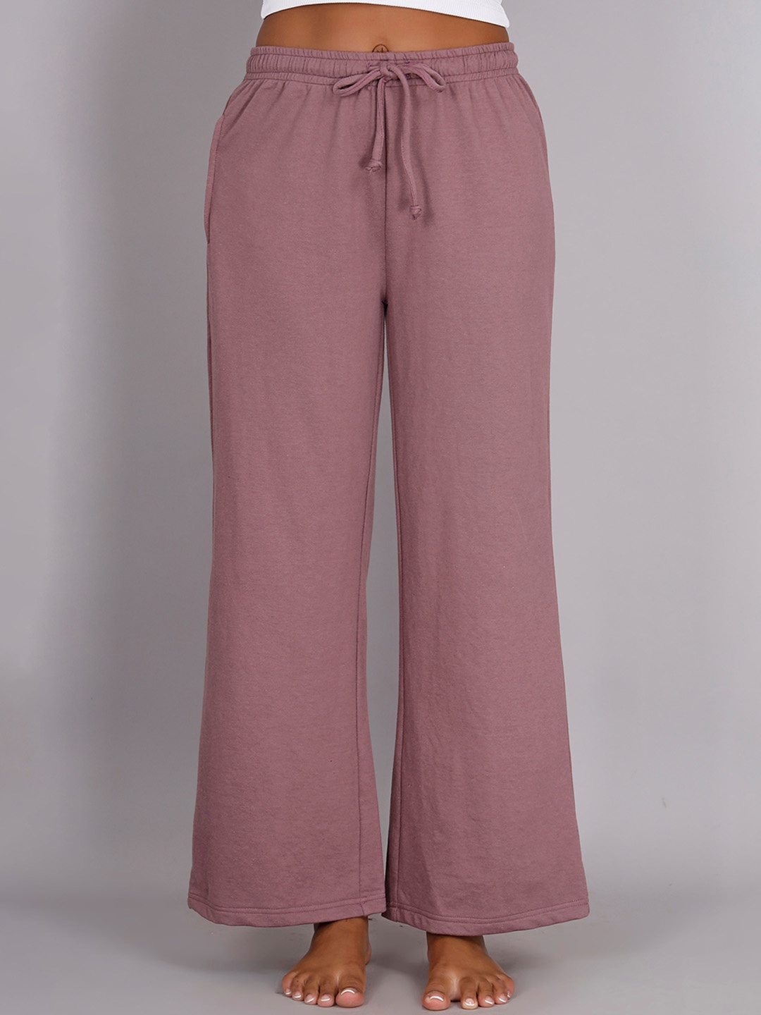 

VISO Women Relaxed Fit Lounge Pants, Mauve