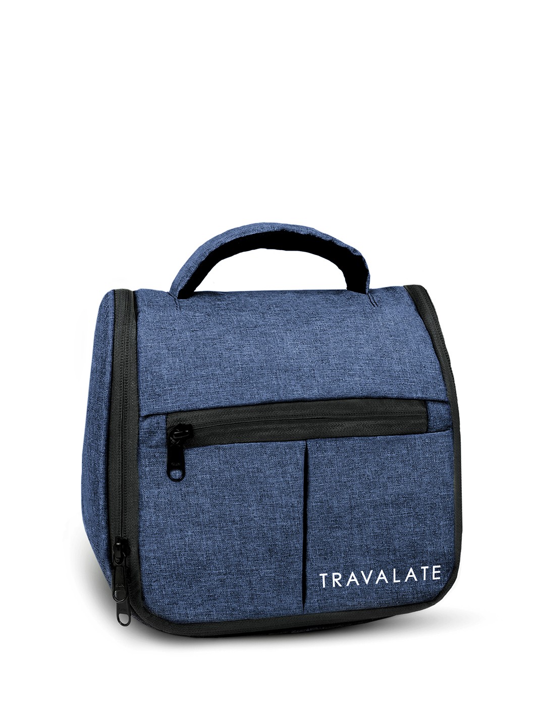 

TRAVALATE Shaving Cosmetic Makeup Kit Pouch Travel Accessory, Blue