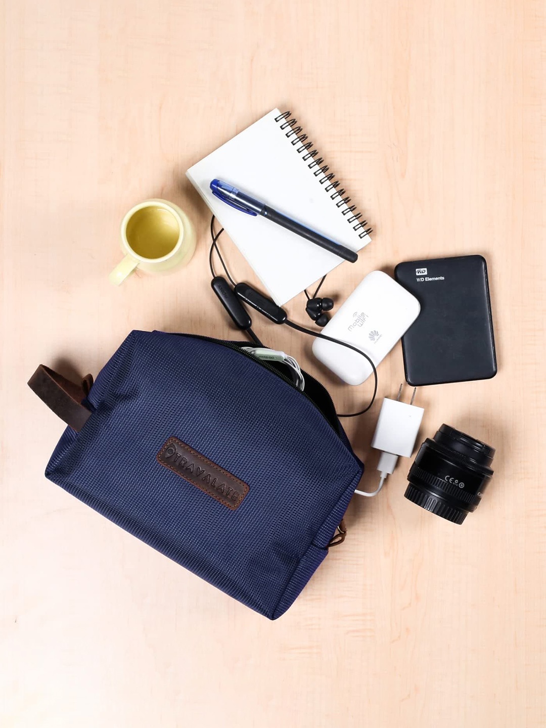 

TRAVALATE Pouch Travel Accessory, Navy blue