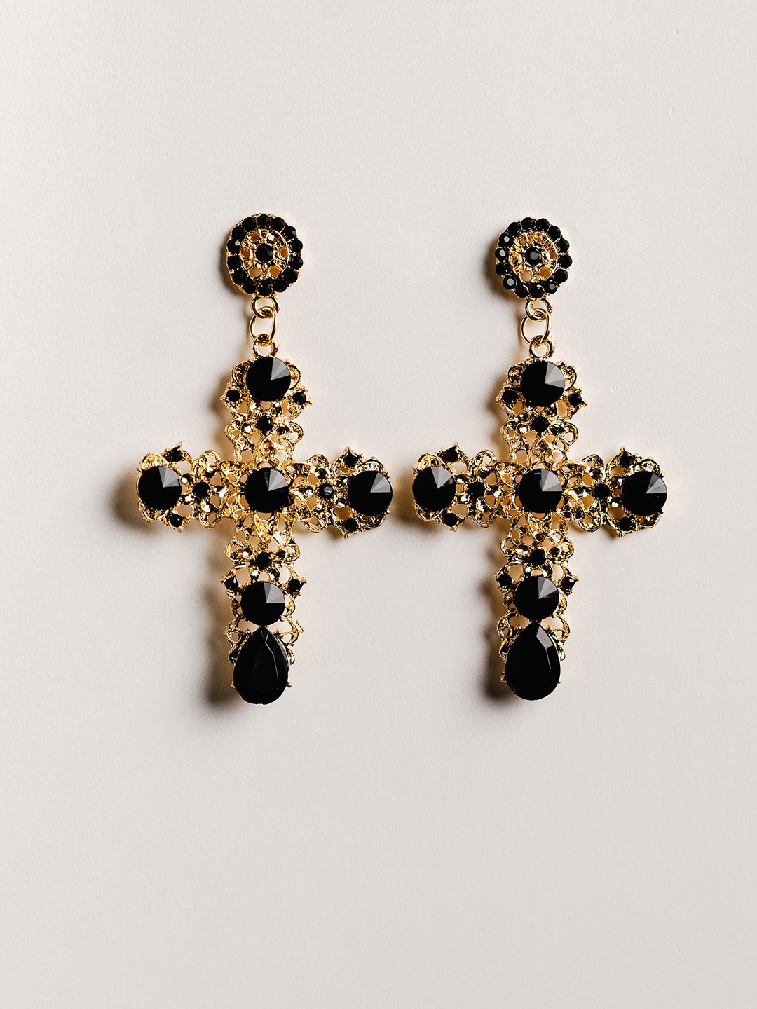 

Theater Contemporary Drop Earrings, Gold