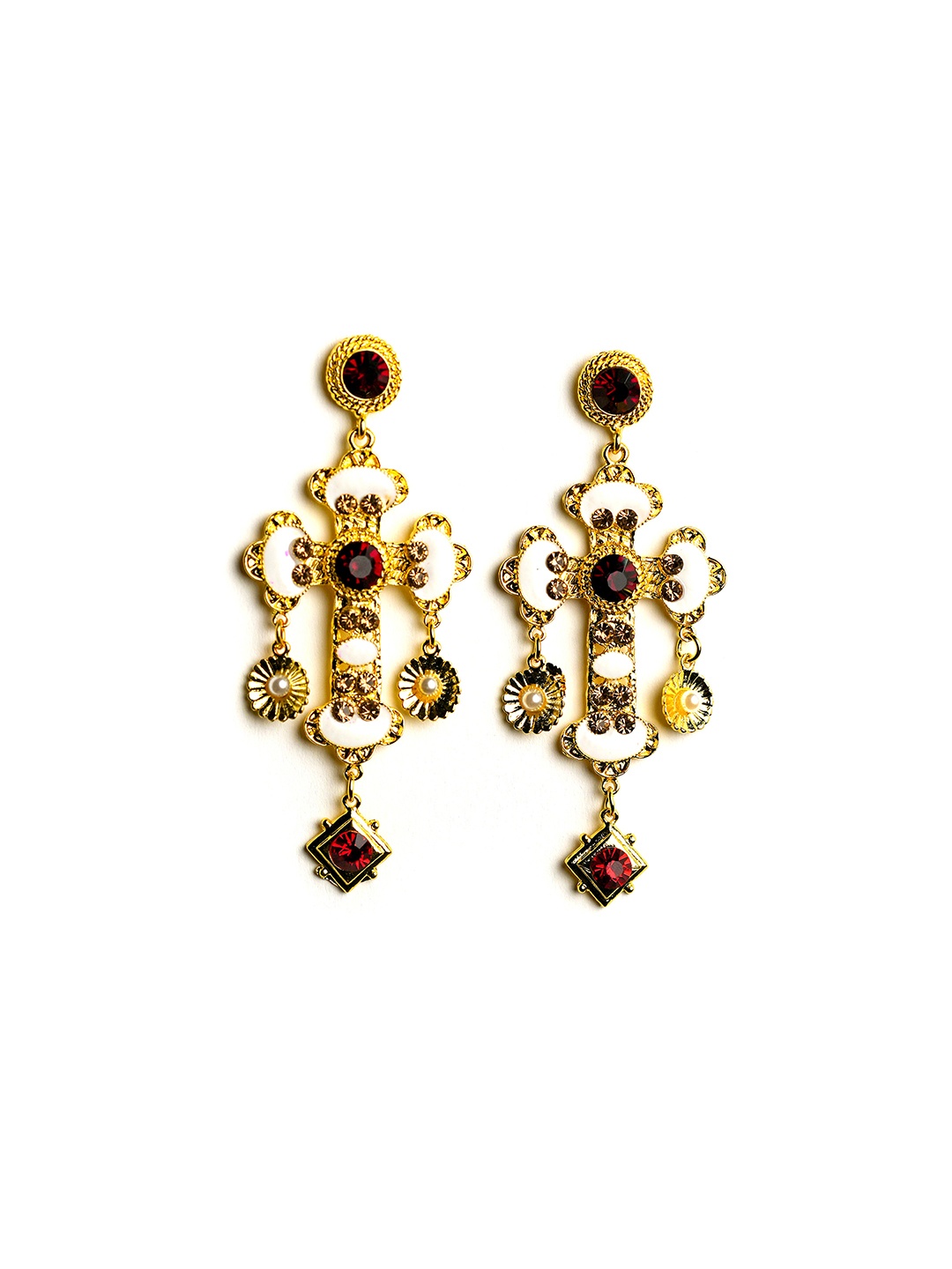 

Theater Contemporary Drop Earrings, Gold