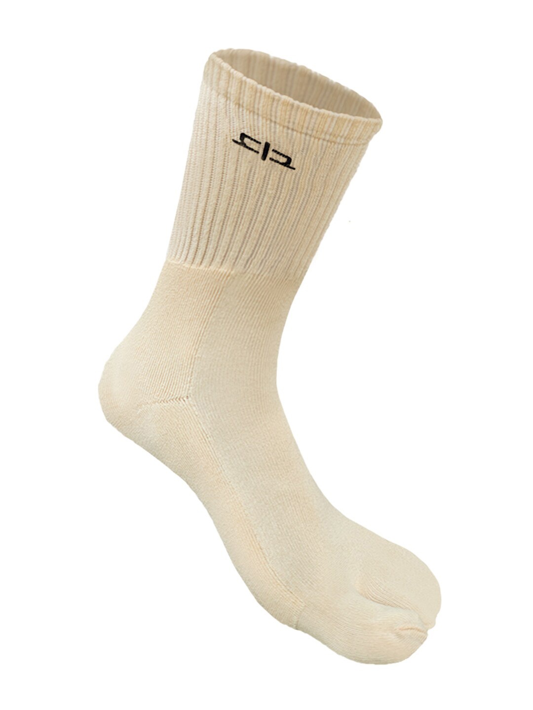 

Heelium Women Bamboo Super Soft & Odour-Free Breathable Toe-Calf Length Socks, Beige