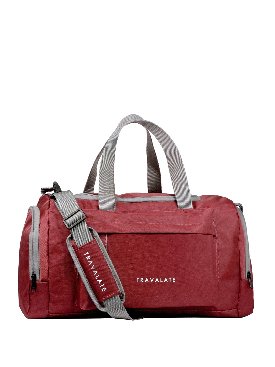 

TRAVALATE Medium Foldable Casual Duffel Bag, Red