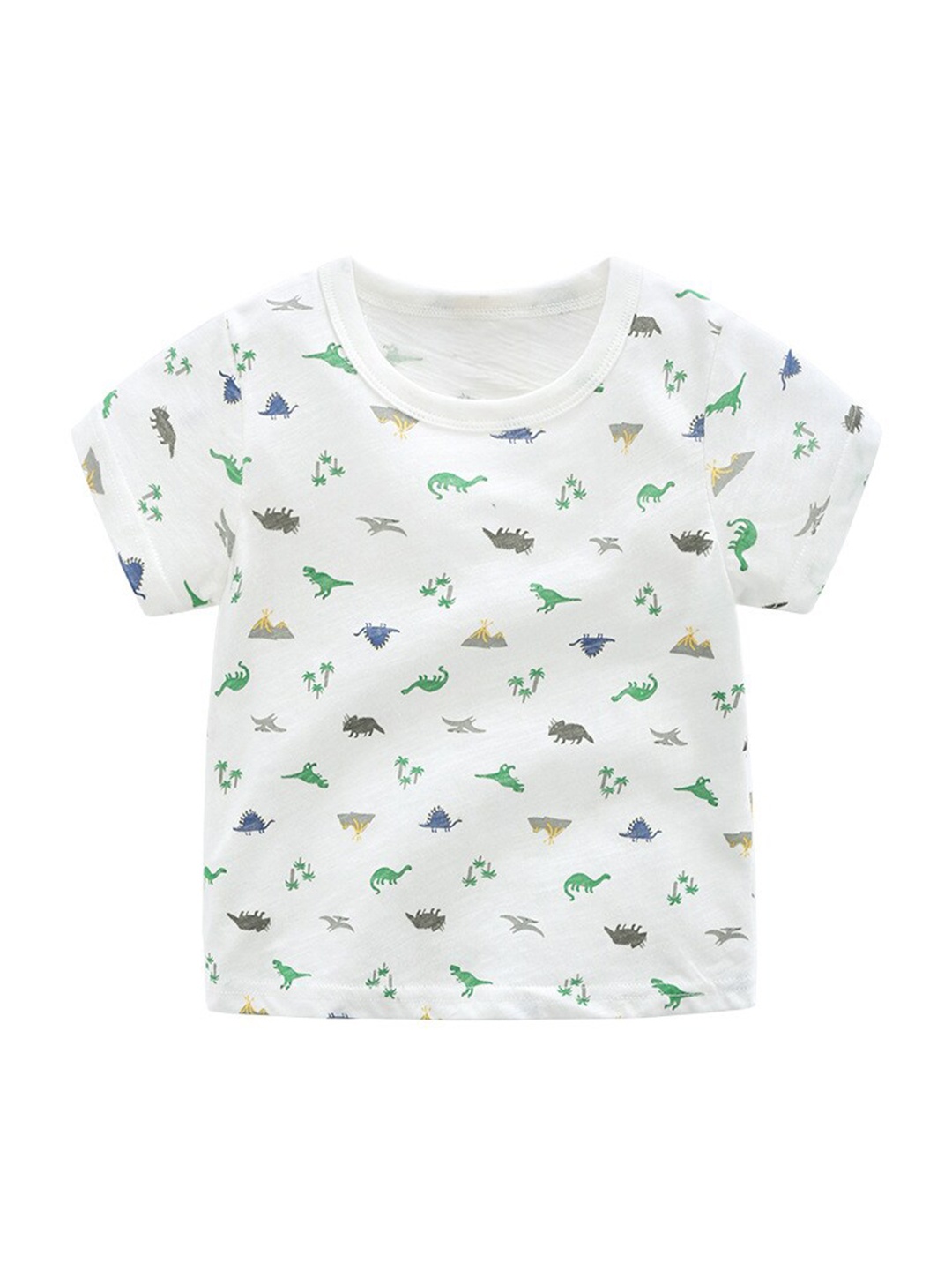 

StyleCast Boys Printed Round Neck Pure Cotton Thirt, White