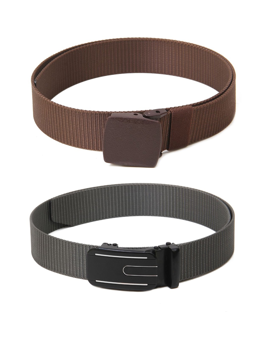 

Calvadoss Women Set of 2 Textured Belt, Brown