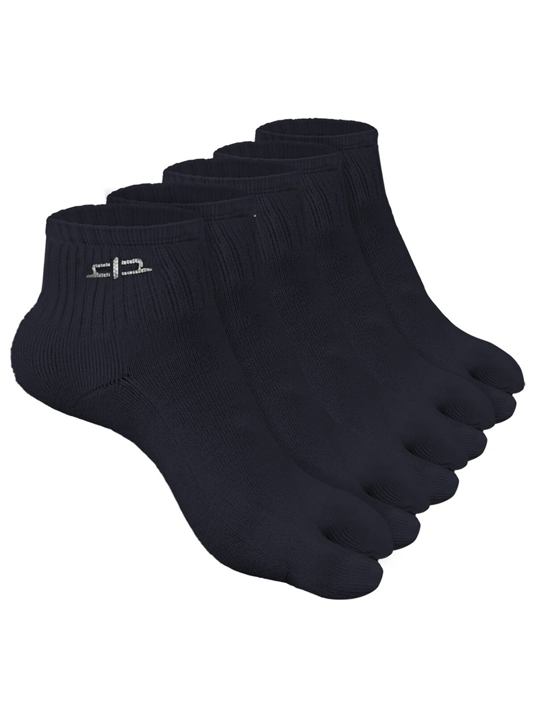 

Heelium Women Pack of 5 Bamboo Super Soft & Odour-Free Breathable Toe-Ankle Length Socks, Black
