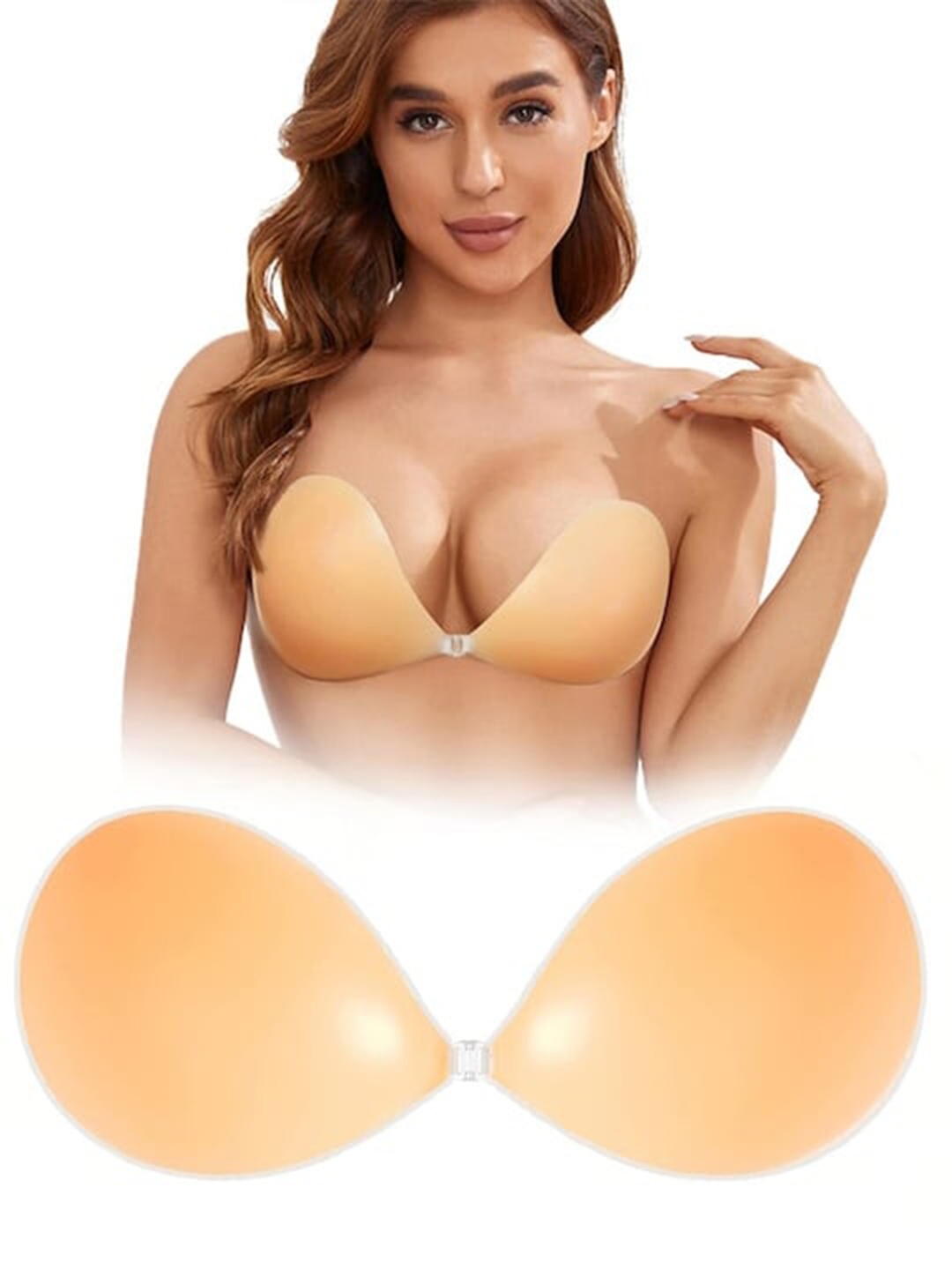 

Xivir Reusable Stick-On Nipple Cover, Beige