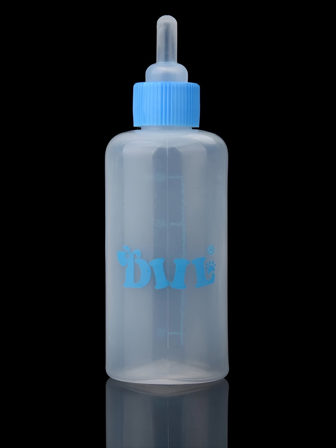 

Kuber Industries Blue & Transparent Single Plastic Solid Water Bottle