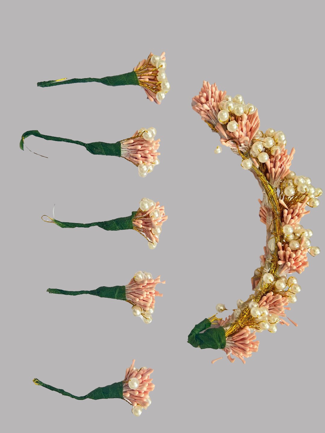

Krelin Set of 6 Hair Accessory Set, Pink