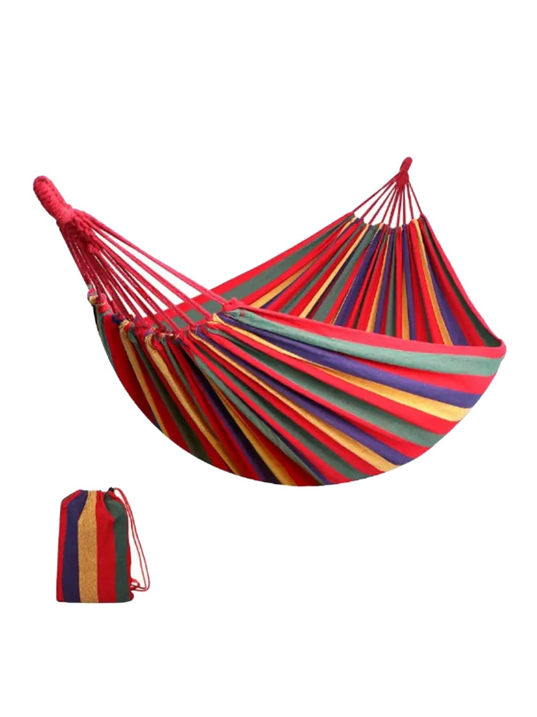 

Kuber Industries AT6714-RED Red Nylon Hammock Swing