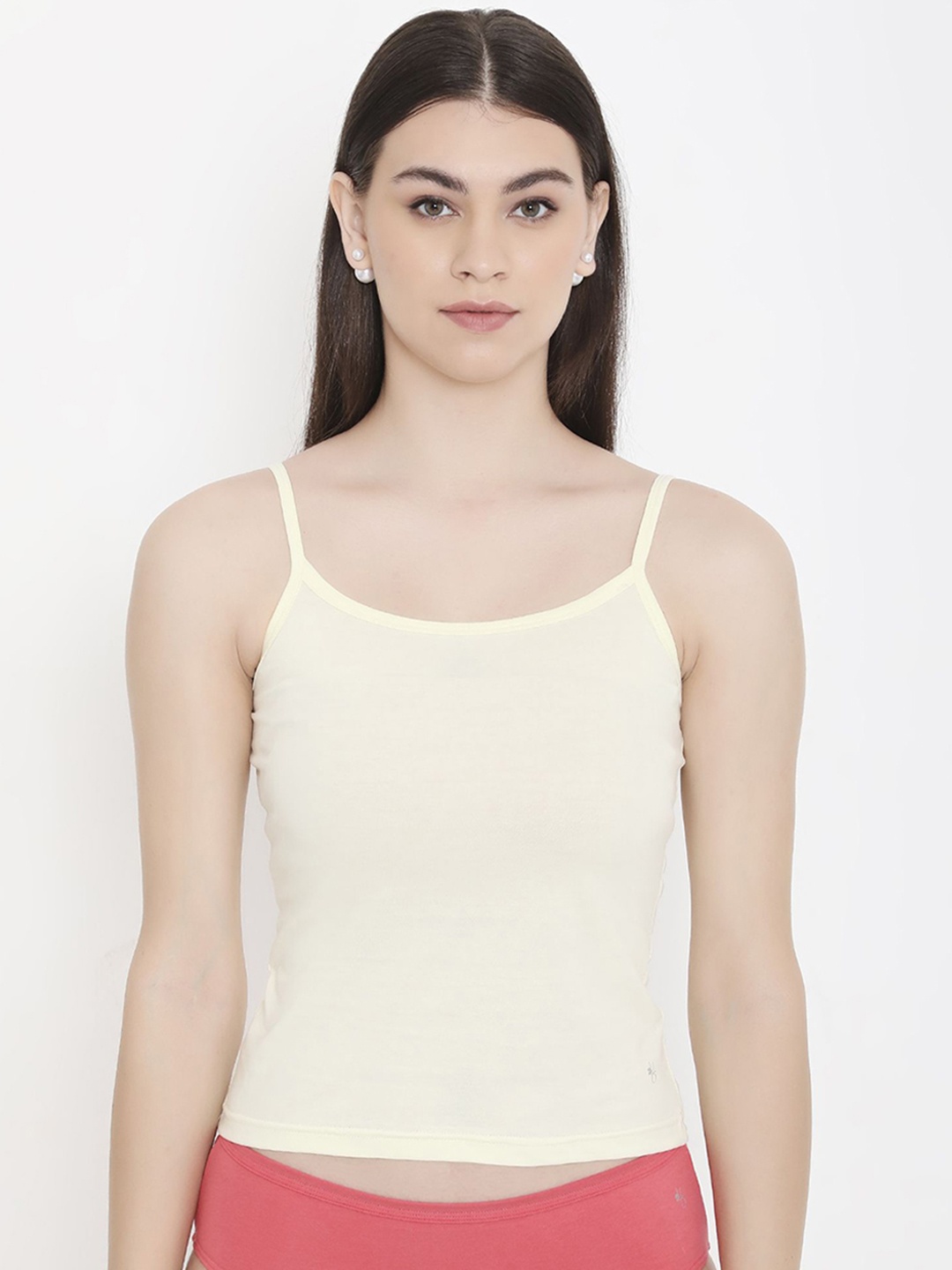 

Feelings Non Padded Slim Fit Pure Cotton Camisole, Yellow