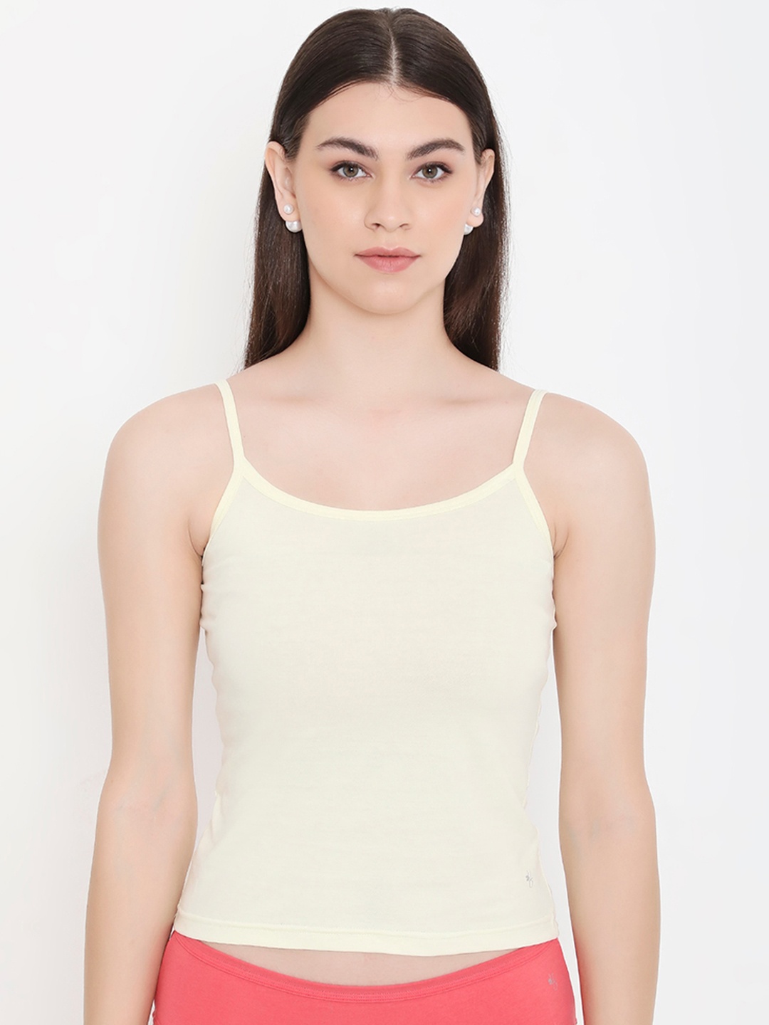 

Feelings Non Padded Slim Fit Pure Cotton Camisole, Yellow