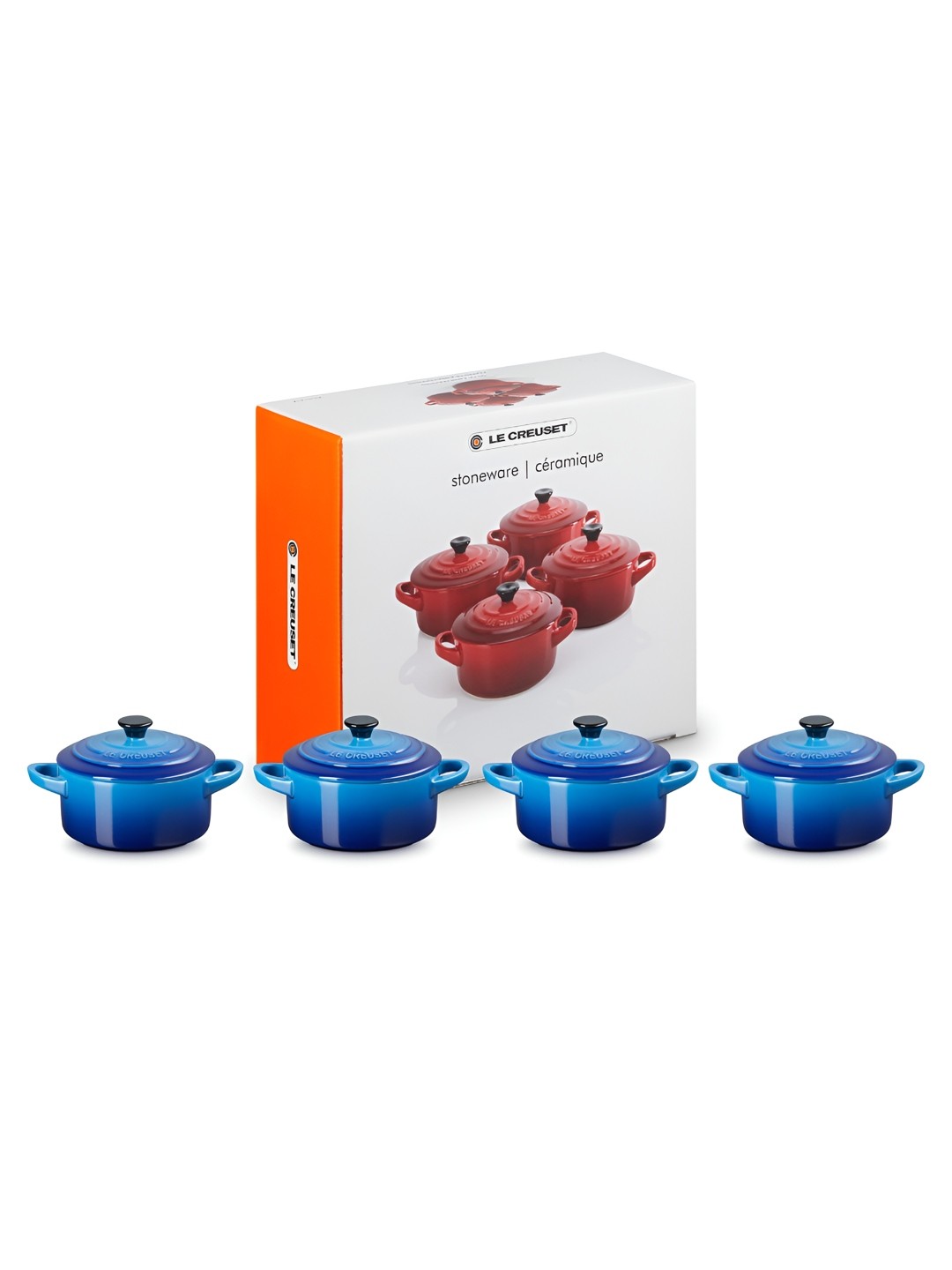 

LE CREUSET Blue 4 Pieces Stoneware Petite Casserole
