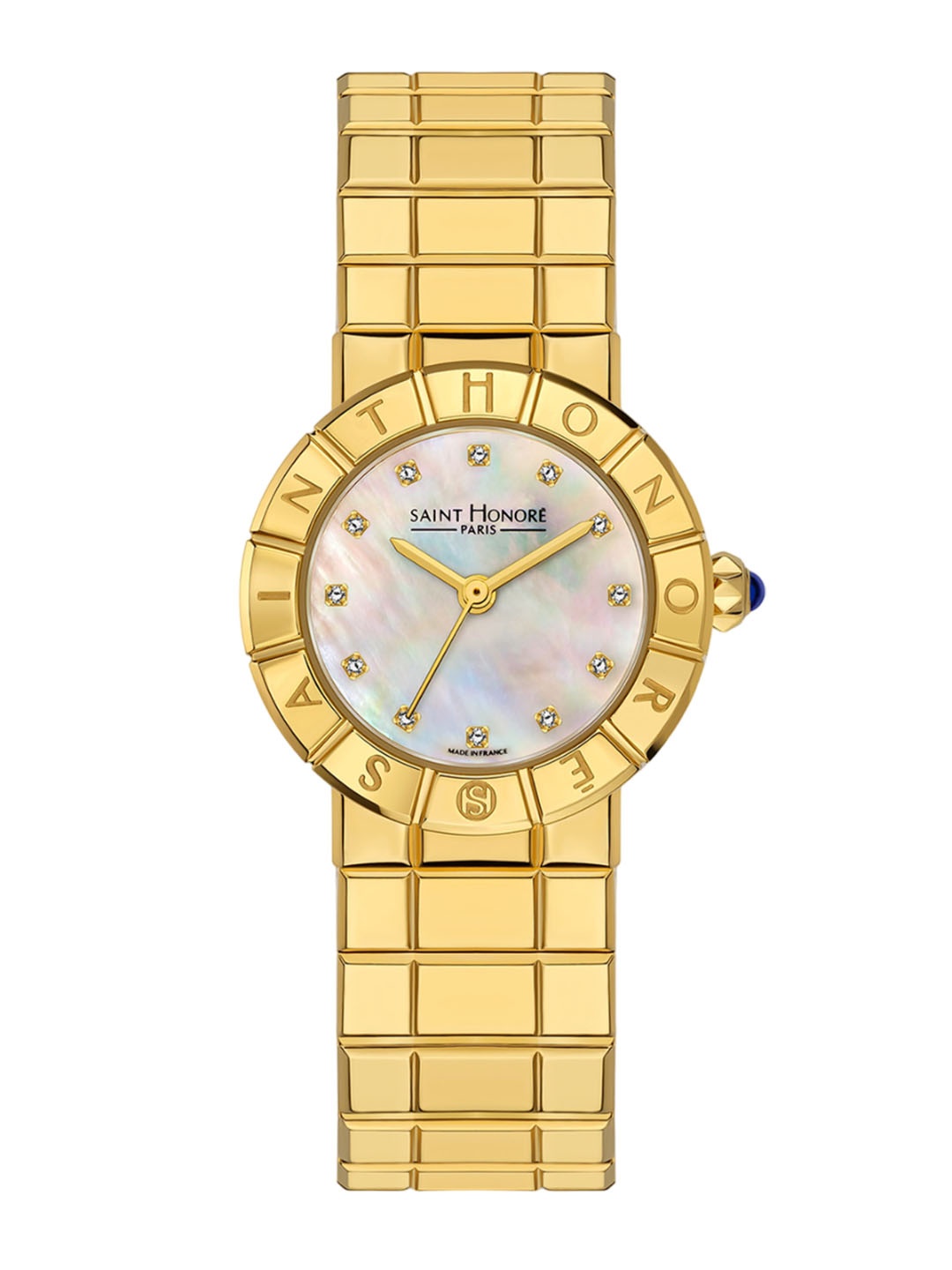 

SAINT HONORE PARIS Women Orsay Quartz White Round Watch- OR715100-3BYDT