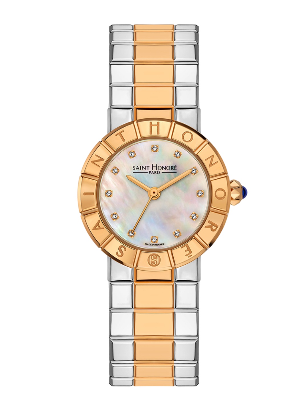 

SAINT HONORE PARIS Women Orsay Quartz White Round Watch- OR715100-6BYDR
