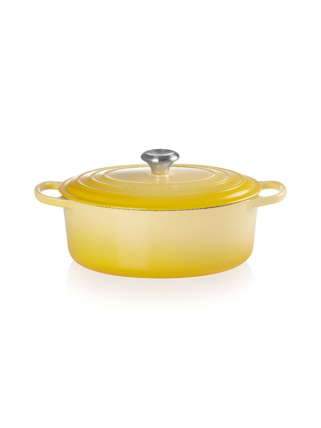 

LE CREUSET Yellow Cast Iron Casserole