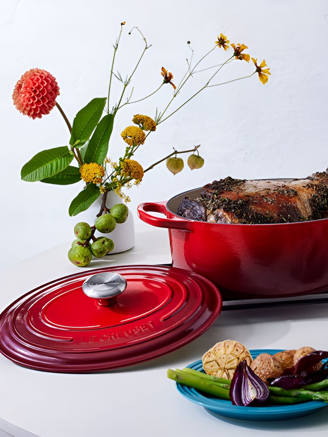 

LE CREUSET Evo Red Cast Iron Oval Casserole