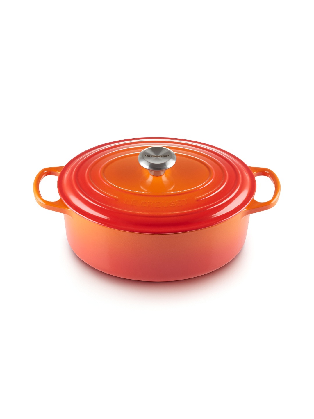 

LE CREUSET Evo Ovl Cass 33 Vol Cast iron Orange Cook & Serving Casserole