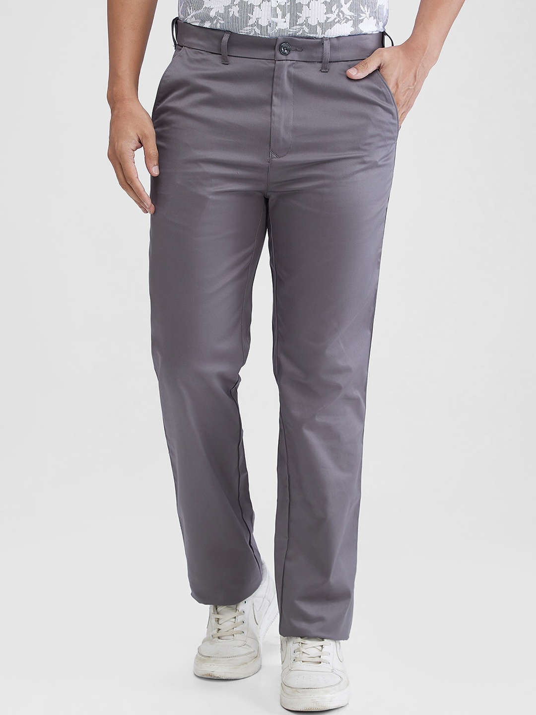 ColorPlus Men Cotton Trouser, Blue