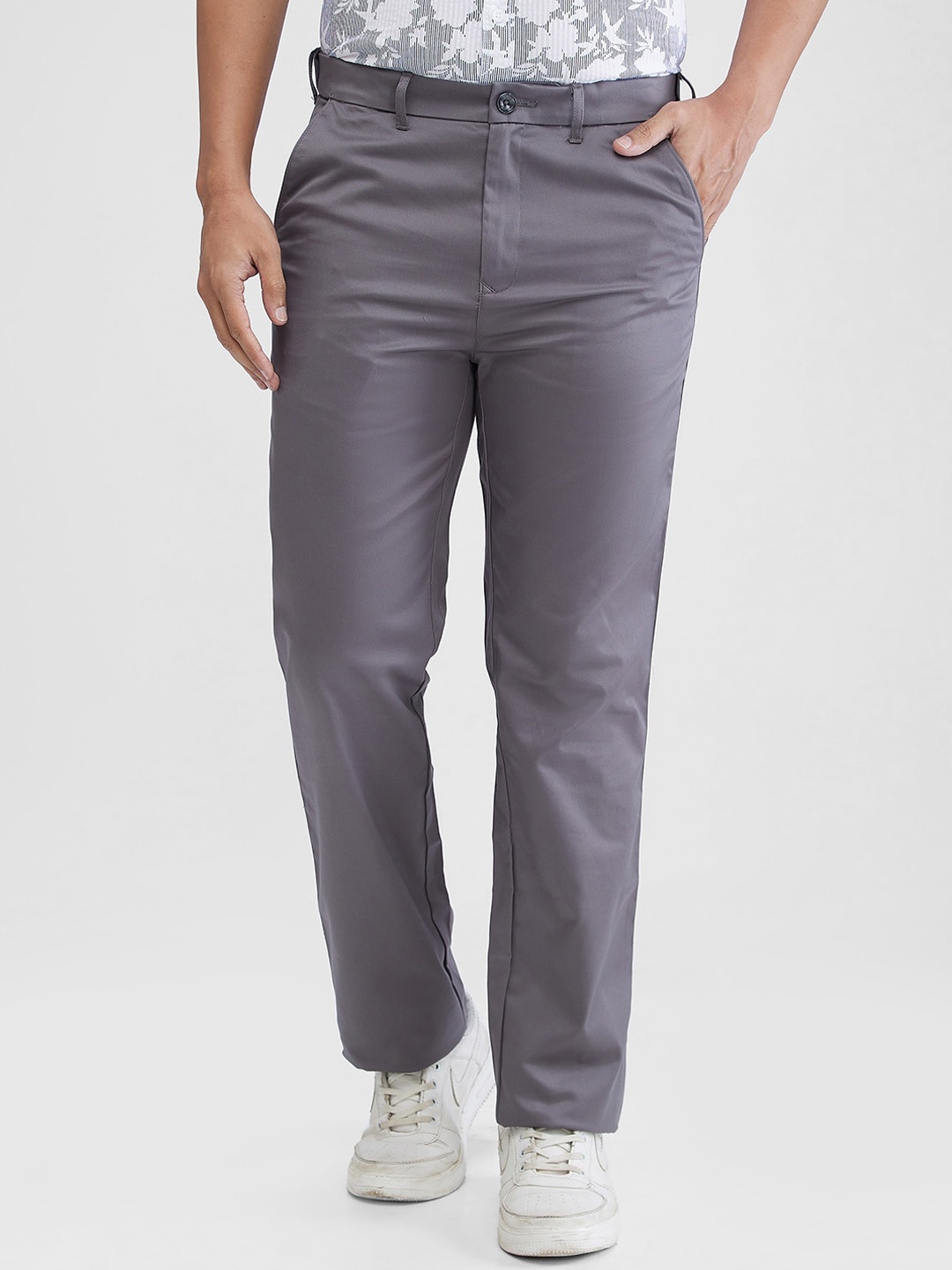 ColorPlus Men Regular Fit Trouser, Blue