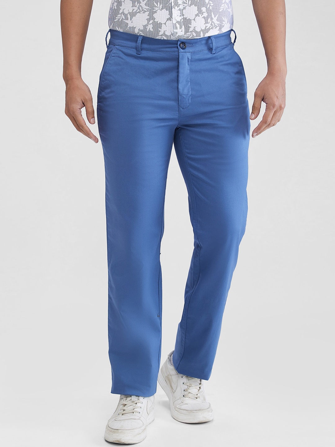 

ColorPlus Men Regular Fit Trouser, Blue