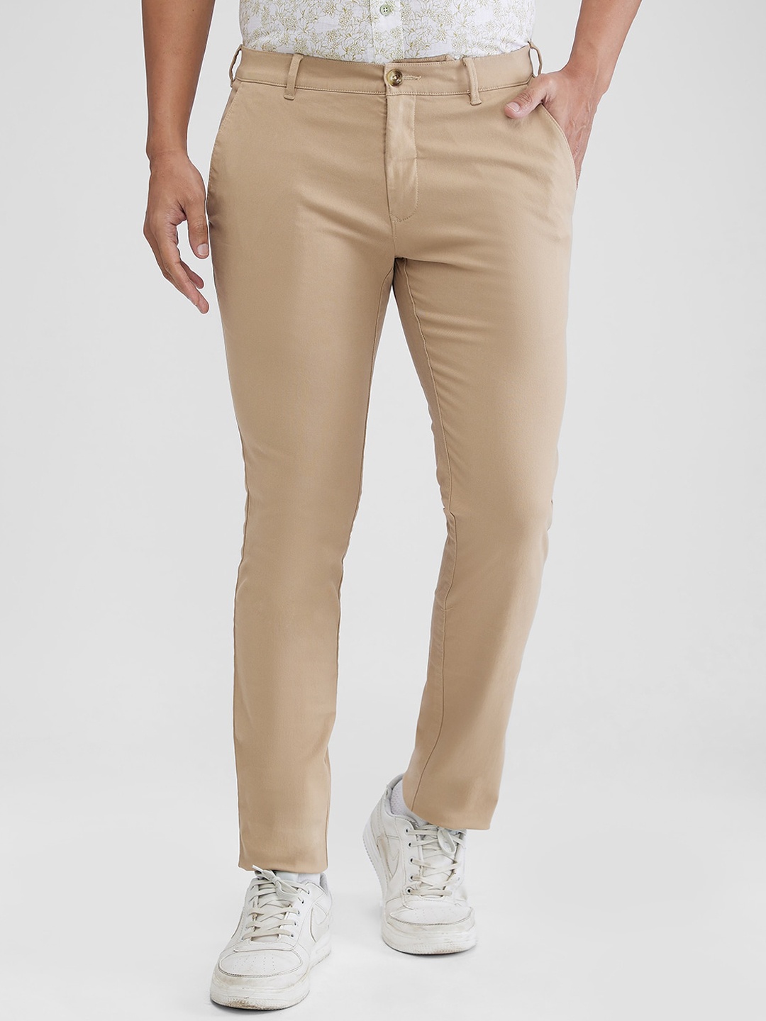 

ColorPlus Men Slim Fit Trouser, Brown