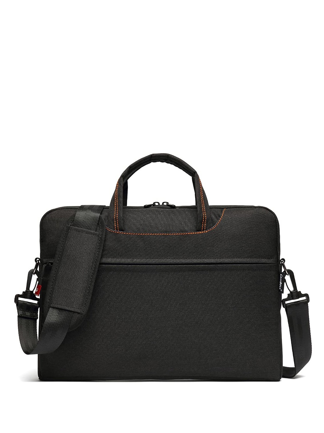 

THE CLOWNFISH Unisex Solid Messenger Bag, Black