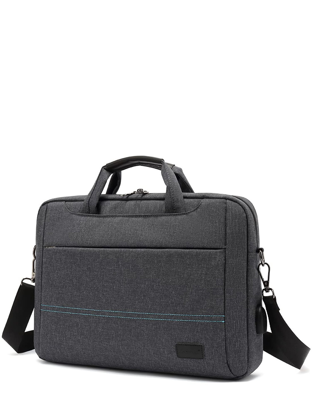 

THE CLOWNFISH Unisex Textured Messenger Bag, Grey