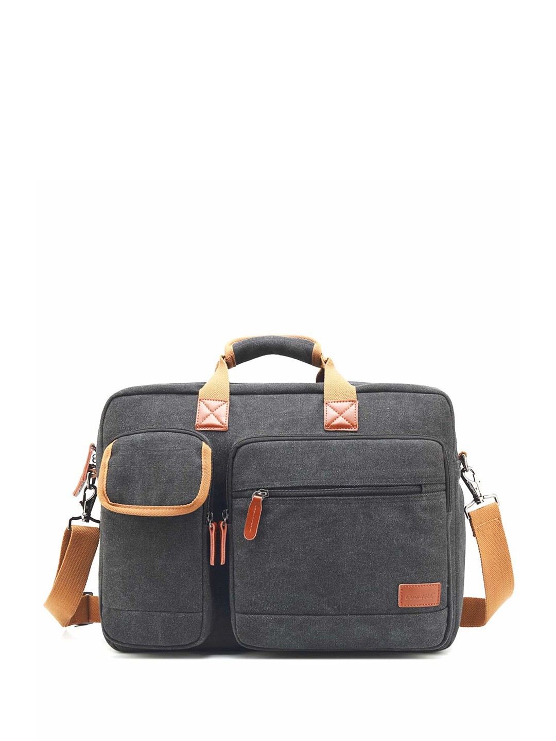 

THE CLOWNFISH Unisex Canvas Messenger Bag, Grey