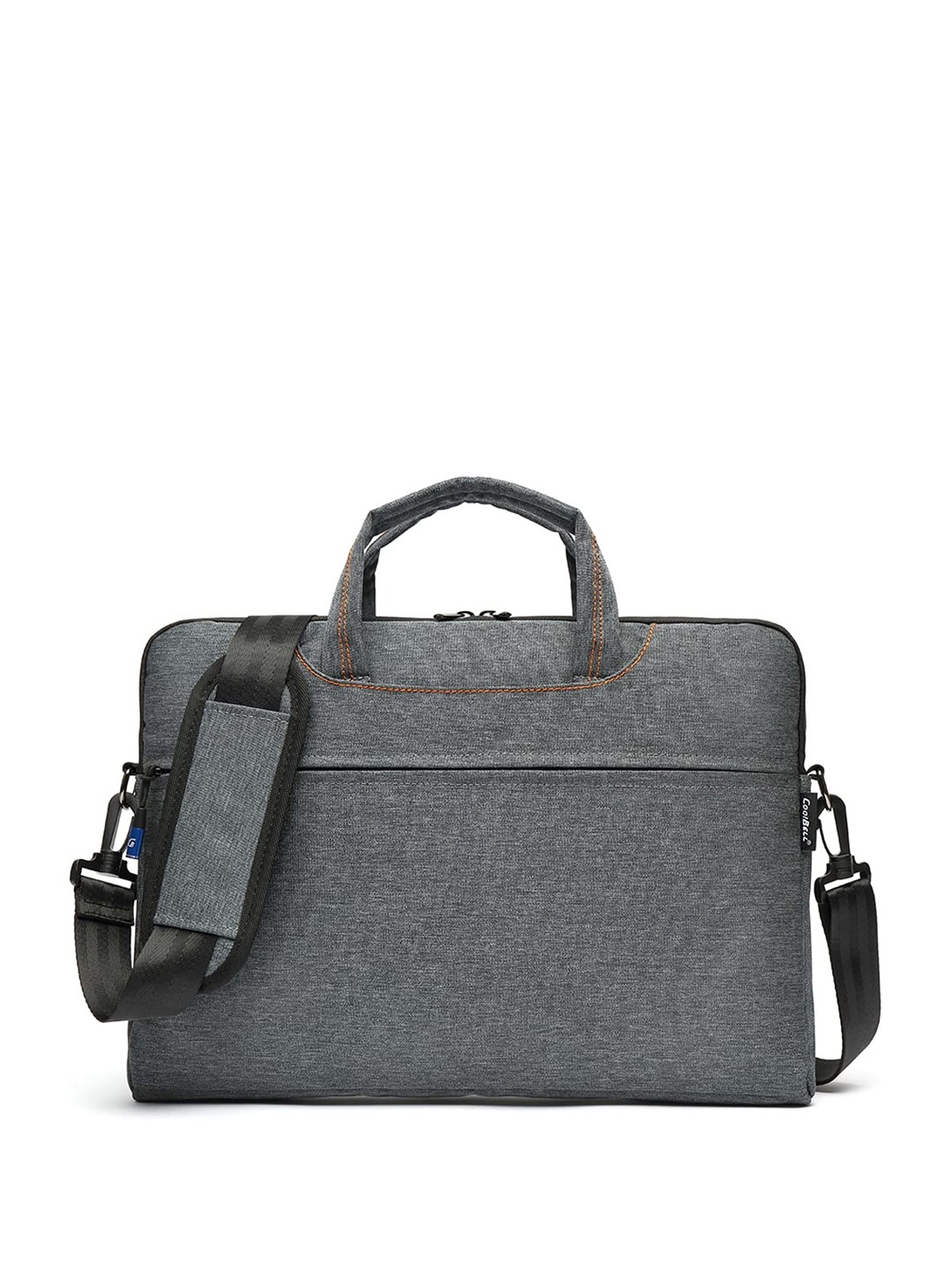 

THE CLOWNFISH Unisex Textured Laptop Bag, Grey
