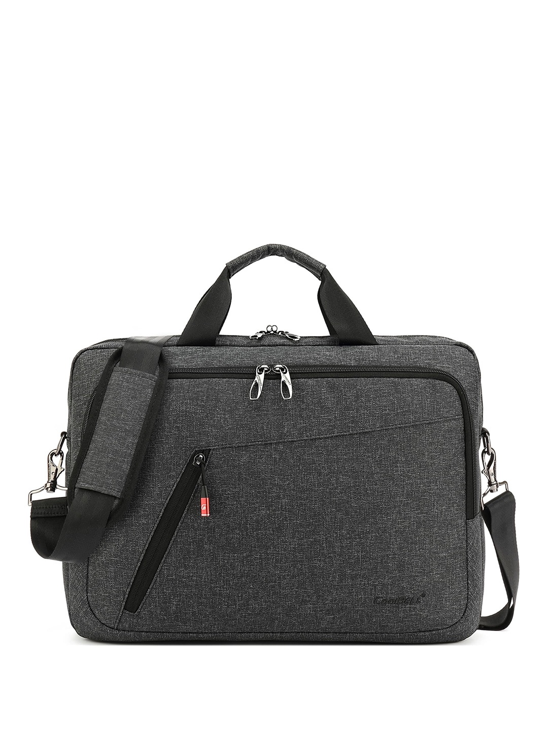 

THE CLOWNFISH Unisex Laptop Bag, Black