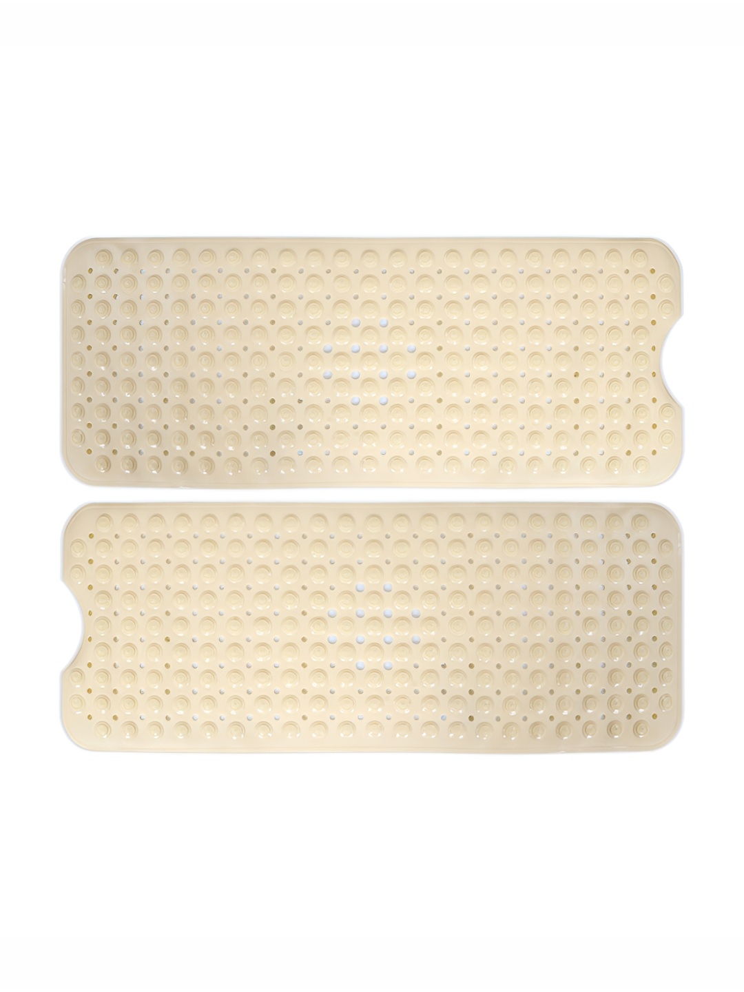 

HOKIPO Beige 2 Pieces 3000 GSM Anti-Slip Bath Rugs