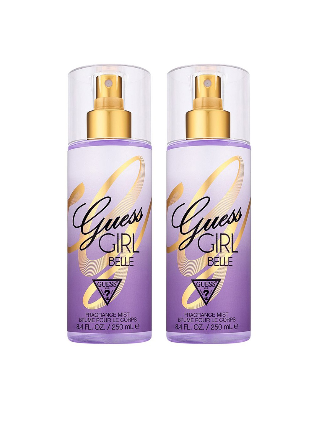 

GUESS Women Set Of 2 Girl Belle Long Lasting Body Mist - 250 ml Each, Purple