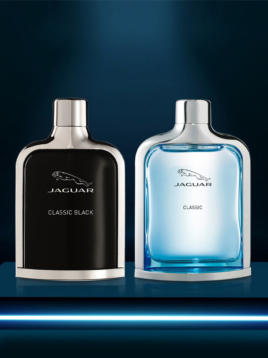 

JAGUAR Classic Set Of 2 Men Black & Blue EDT-40ml Each, Transparent