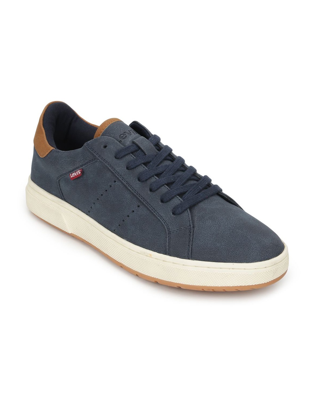 

Levis Men Round Toe Orthotic Friendly Sneakers, Blue