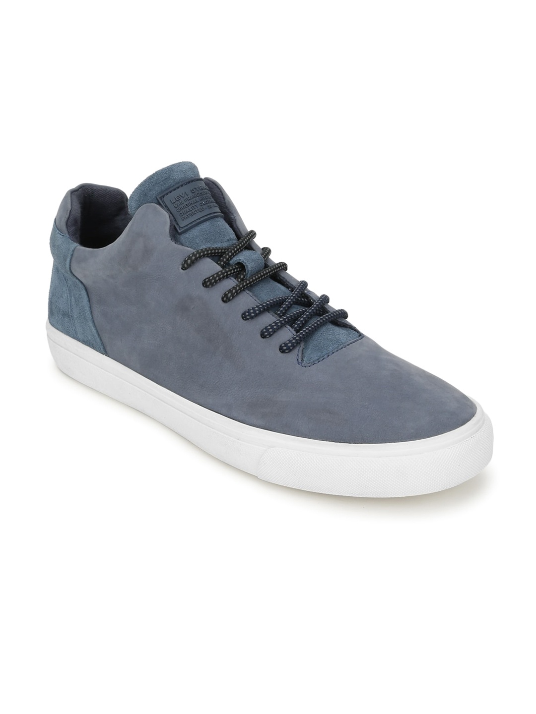 

Levis Men Round Toe Orthotic Friendly Sneakers, Blue