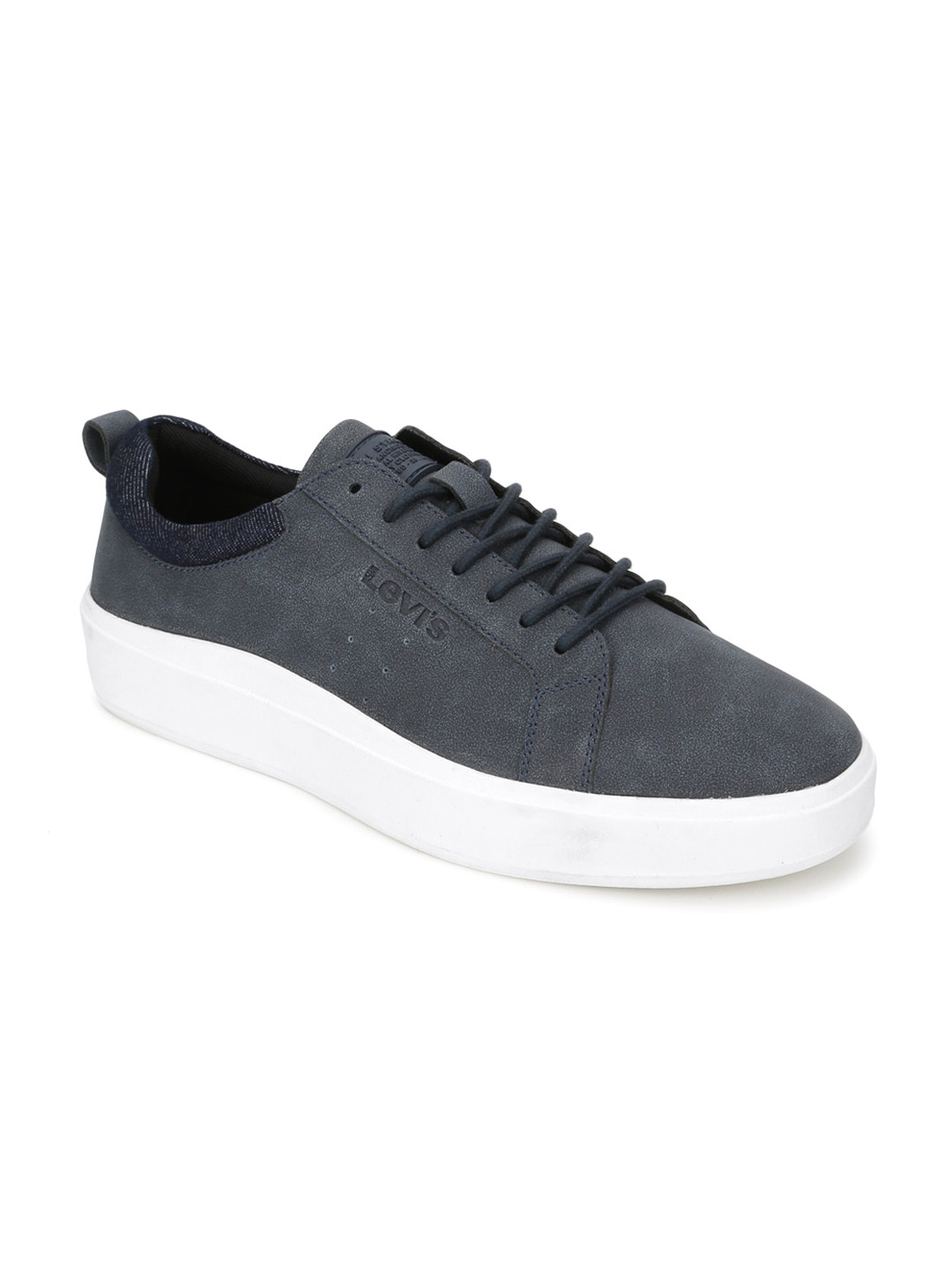 

Levis Men Round Toe Orthotic Friendly Sneakers, Blue
