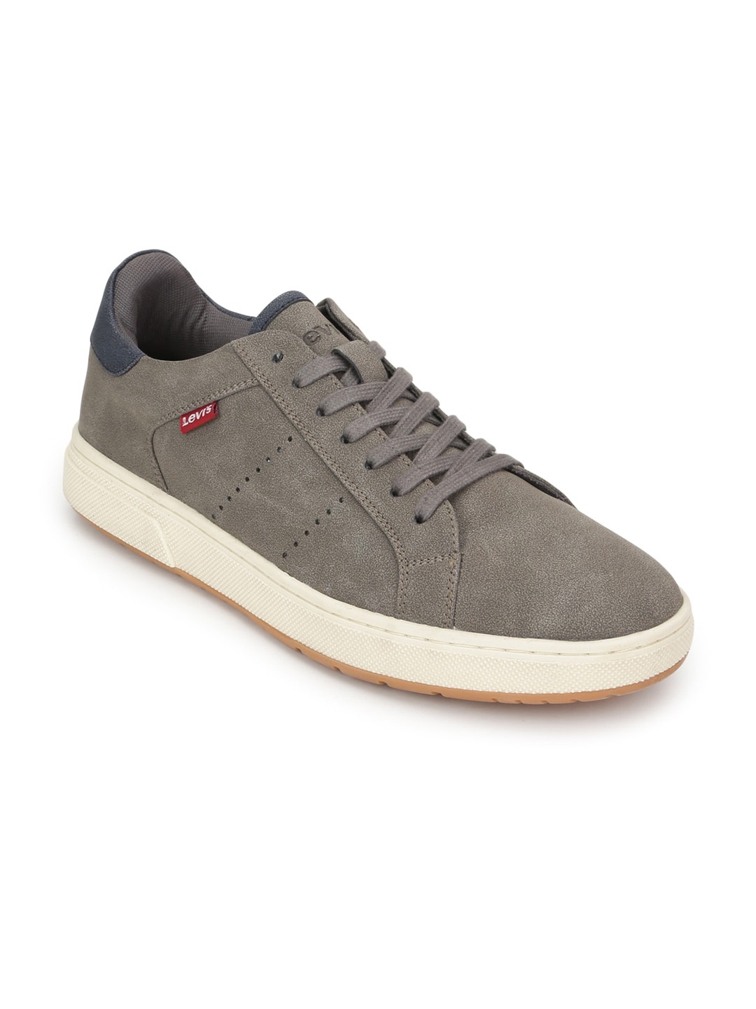 

Levis Men Round Toe Orthotic Friendly Sneakers, Grey