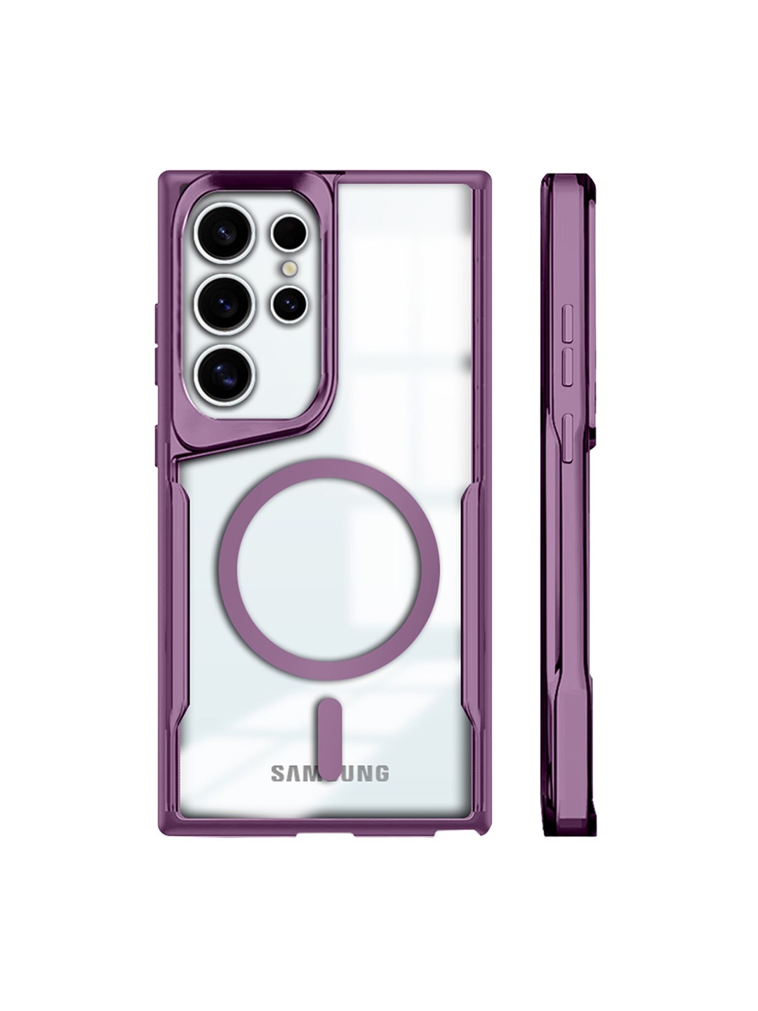 

Karwan Samsung S24 Ultra Lightweight Acrylic Mobile Back Case, Purple