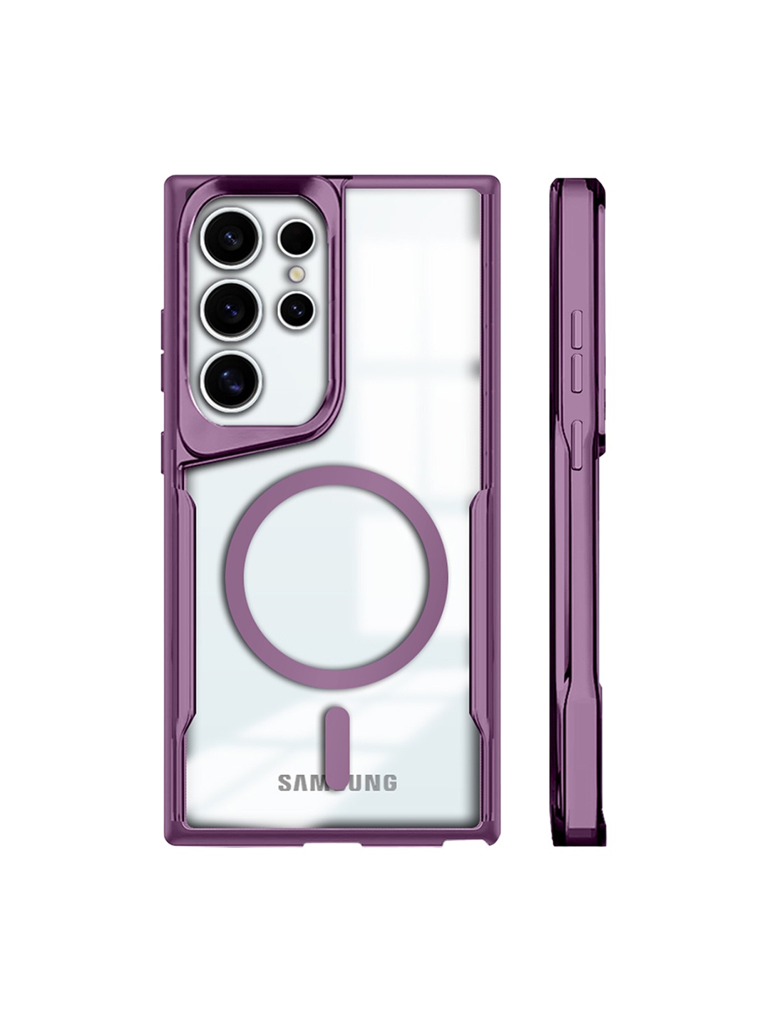 

Karwan Samsung S23 Ultra Lightweight Acrylic Mobile Back Case, Purple