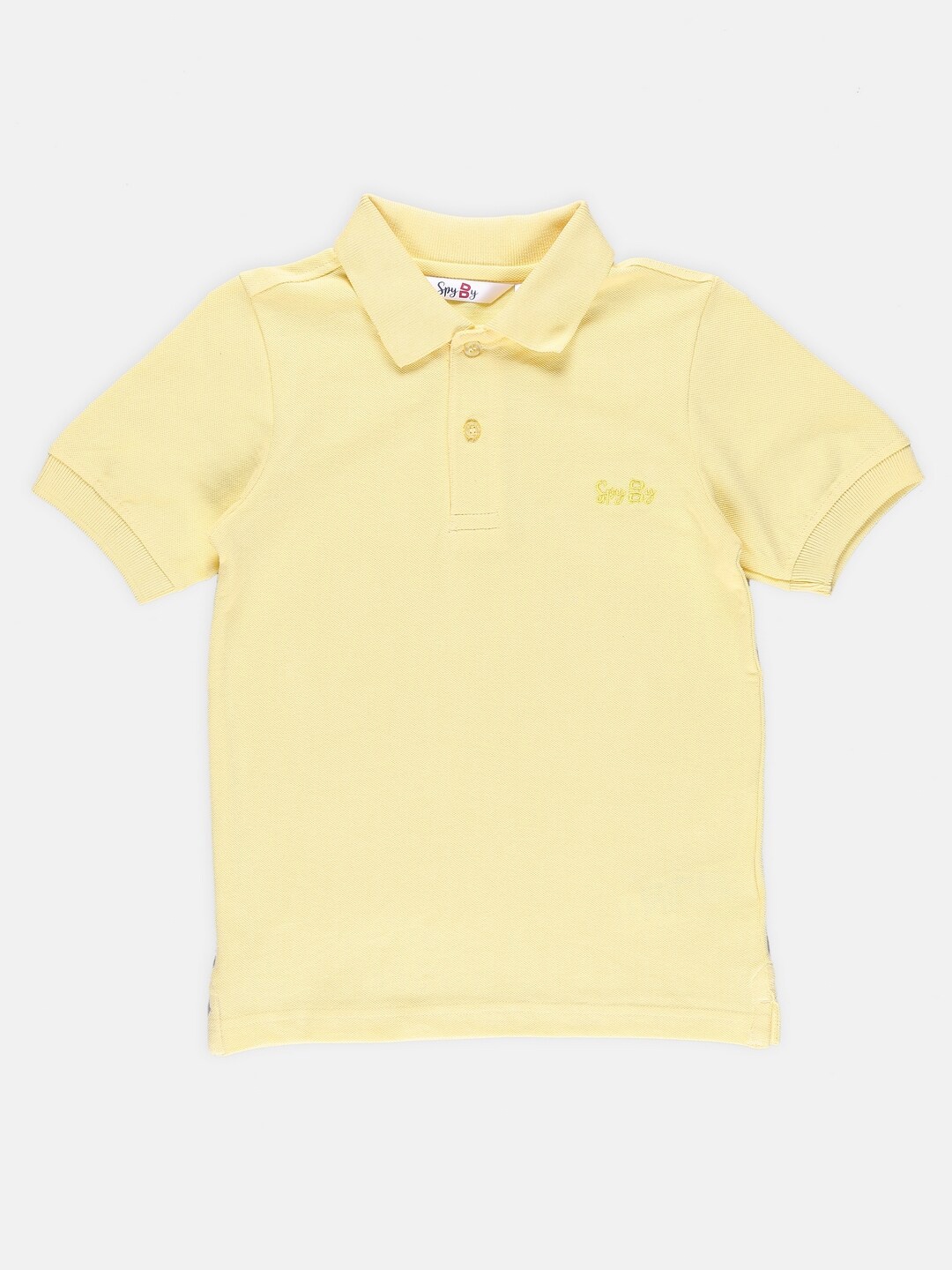 

SPYBY Boys Polo Collar Short Sleeves Cotton Casual T-shirt, Yellow