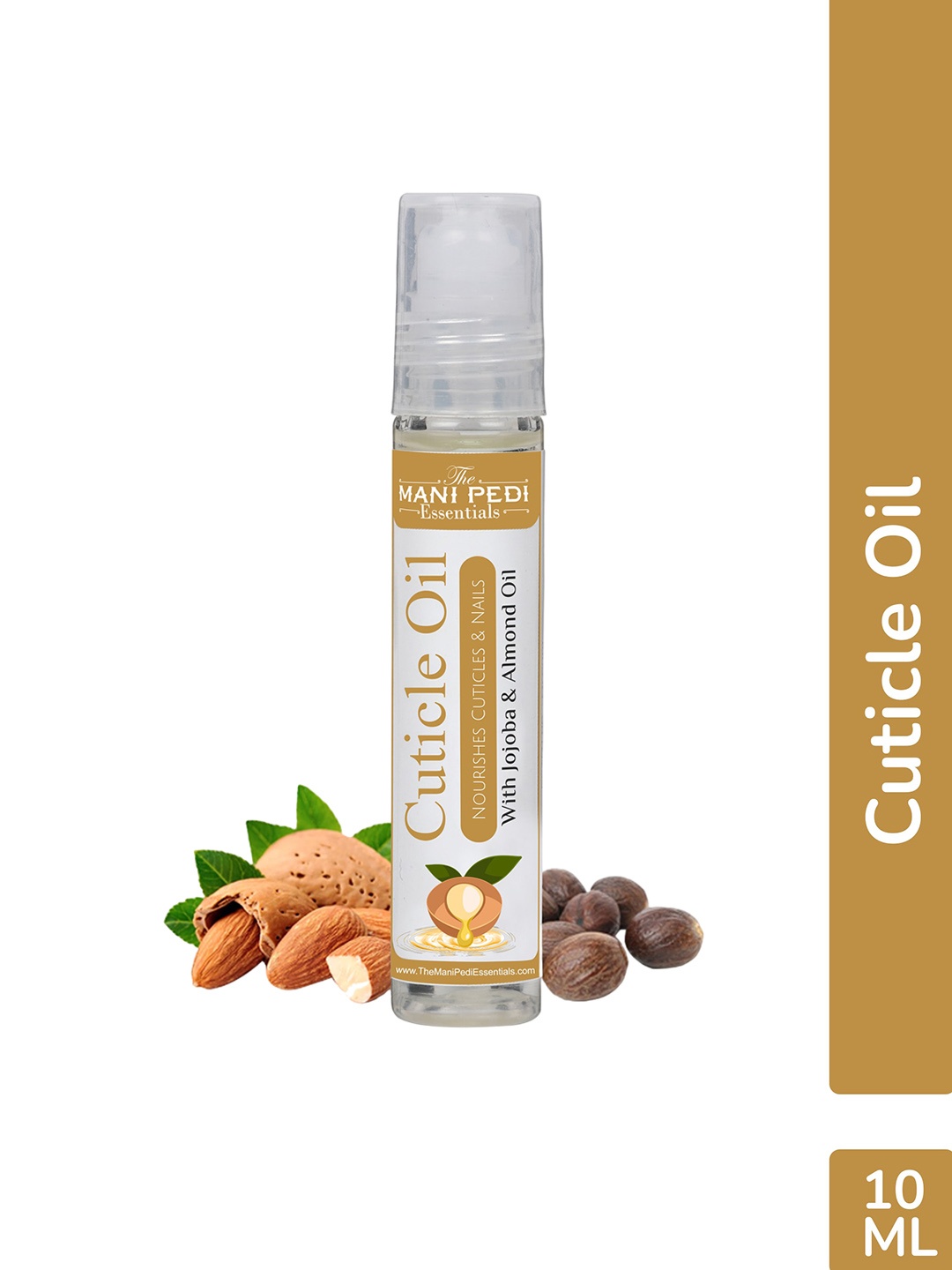 

The Mani Pedi Essentials Cuticle Oil with Almond & Jojoba - 10 ml, White