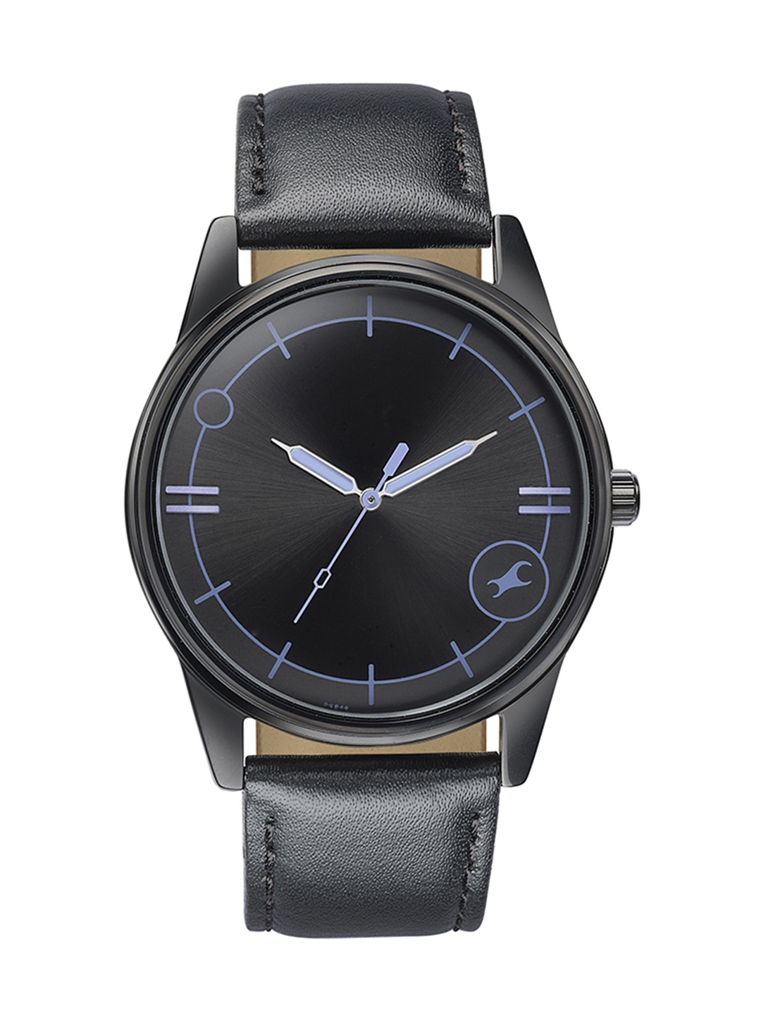 

Fastrack Men Grace Leather Analogue Watch 3305NL02-Black
