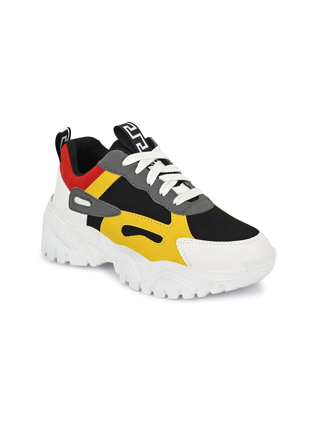 

HERE&NOW Women Black Colourblocked Round Toe Lightweight Sneakers